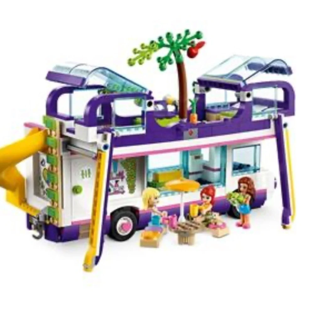 Lego friends friendship bus set 41395 new in sealed box 778 pieces retired